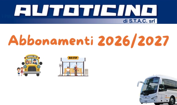 Abbonamenti 2026/2027